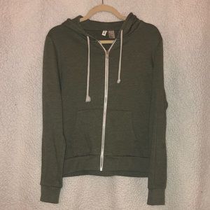GREEN CLASSIC ZIP UP